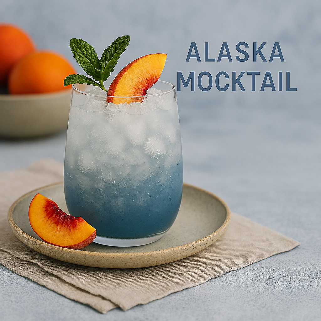 Alaska Mocktail: Midnight Sun Spritz